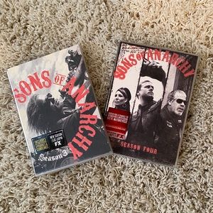 Season 3&4 Sons of Anarchy DVD sets.